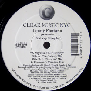 Lenny Fontana Presents Galaxy People – A Mystical Journey - 1996