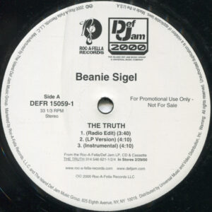 Beanie Sigel – The Truth - 2000