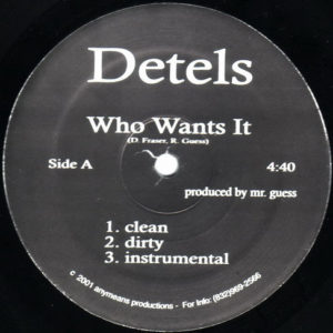 Detels – Who Wants It / Detels - 2001