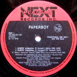 Paperboy – Bumpin' (Adaptation Of Humpin') - 1993