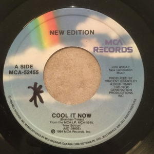New Edition – Cool It Now - 1984