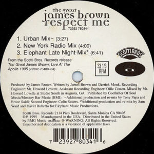 James Brown – Respect Me - 1995