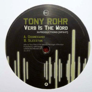 Tony Rohr – Verb Is The Word - 2010