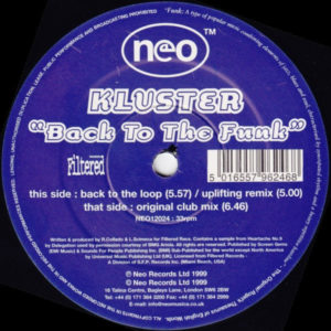 Kluster – Back To The Funk - 1999