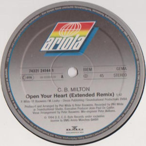 CB Milton – Open Your Heart - 1994