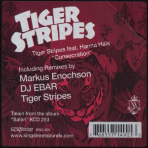 Tiger Stripes Feat. Hanna Haïs – Consecration - 2008