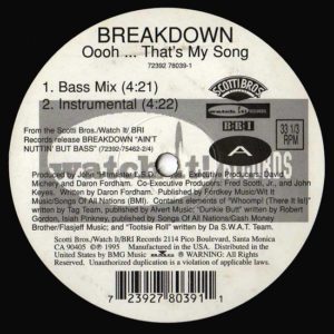 Breakdown – Oooh...That's My Song - 1995