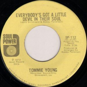 Tommie Young – Everybody's Got A Little Devil In Their Soul - 1972